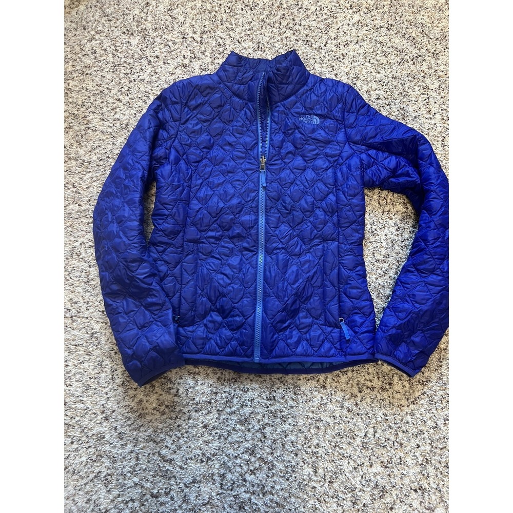 The North Face Thermoball Jacket Womens Sz S/P‎ Full Zip Quilted Polyester